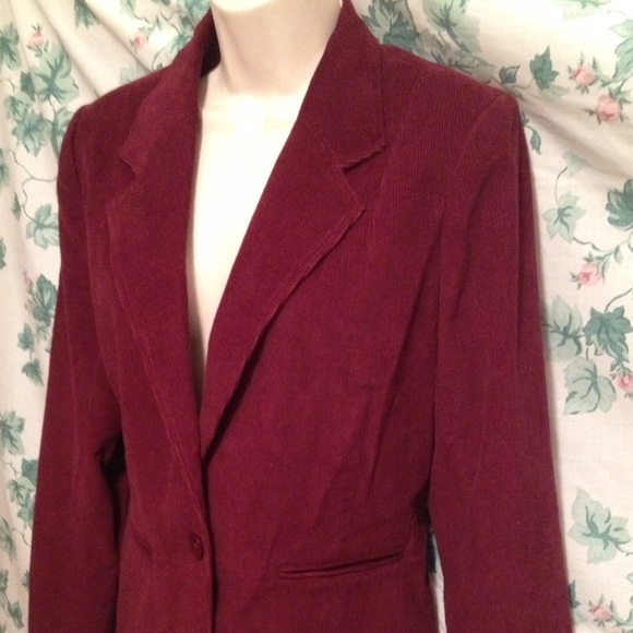 Denim & Co. Jackets & Blazers - Denim & Co. denim QVC jacket Burgundy Red🎁💐