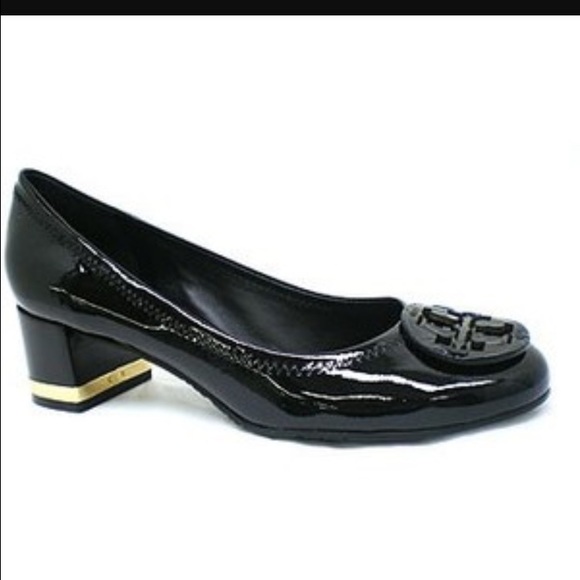 Black Patent Leather Tory Burch Pumps