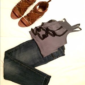 🎉24HR SALE - LOFT Ruffle Tank