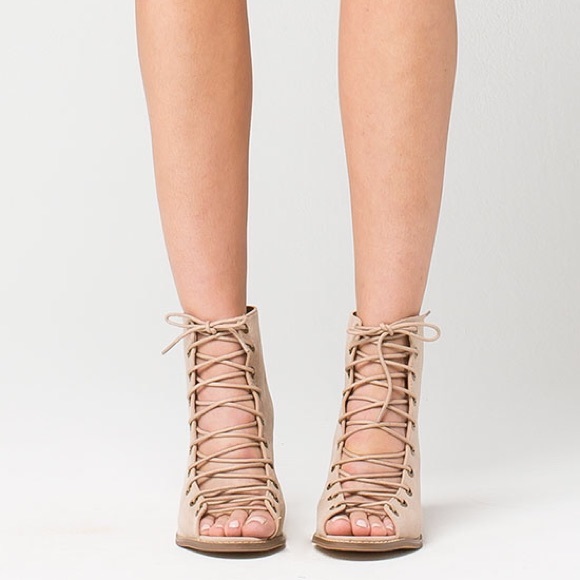 Lace-Up Heels•only Sz 10 Left - Picture 2 of 4