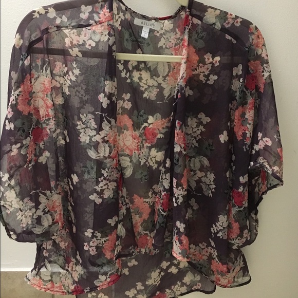 Chiffon Floral kimono