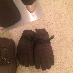 Kombi ski gloves - brown
