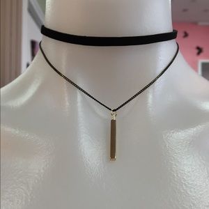 NEW Black & Gold Layered Choker