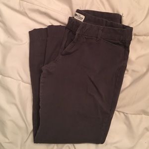 Slate gray pixie pants