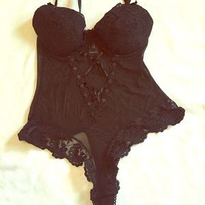Size small. Rampage black lingerie. Never used.
