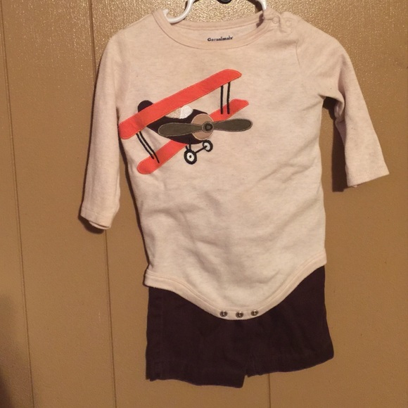 Long Sleeve Shirt with Brown Pants