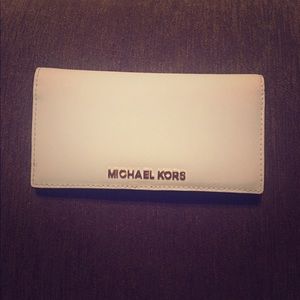 Michael Kors white wallet