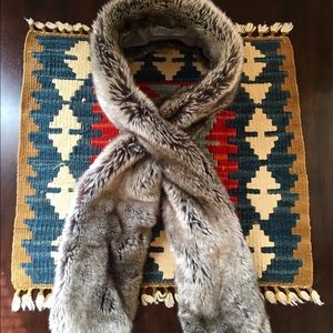 Luxe Faux Fur Scarf / Restoration Hardware