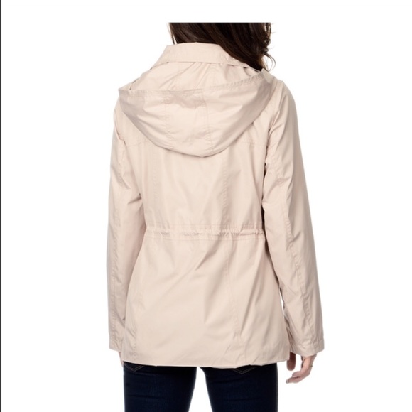 Kensie Hooded Lightweight Packable Jacket - Picture 3 of 4