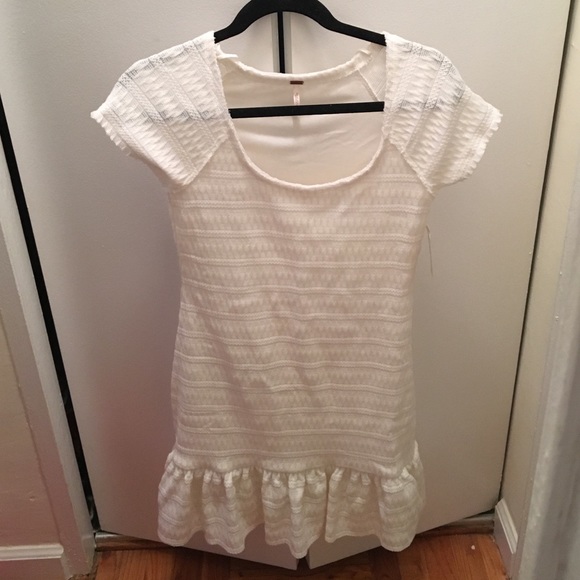 Free People Dresses & Skirts - NEW FREE PEOPLE WHITE DRESS MEDIUM