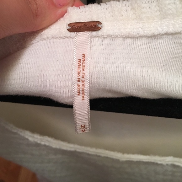 NEW FREE PEOPLE WHITE DRESS MEDIUM - Picture 4 of 4