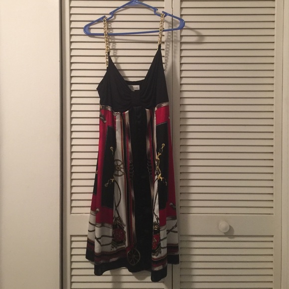 Silk nautical dress - Picture 1 of 4