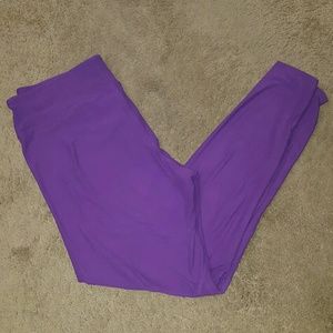 Lularoe TC purple leggings