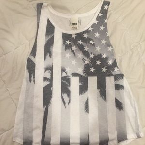 PINK American Flag Tank