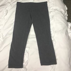 Grey lululemon crops
