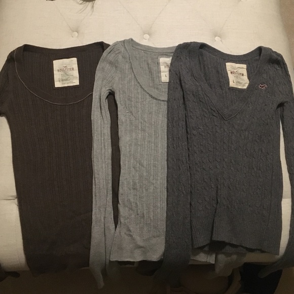 Perfect for fall!! Hollister long sleeves