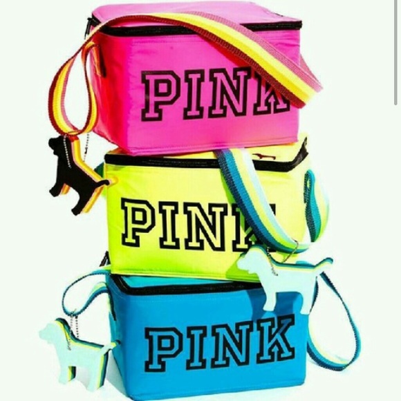 Victoria's Secret cooler lunch box & mini dog