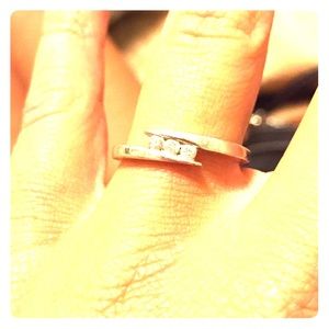 10k White Gold ring