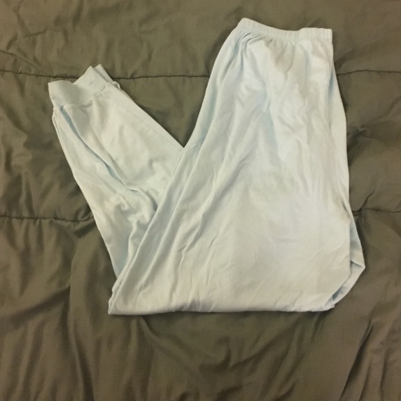 Long and loose light blue pj pants in size large