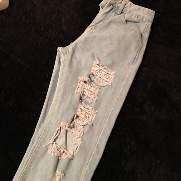 high waisted jeans
