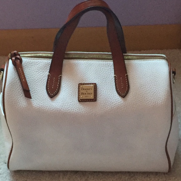 Dooney & Bourke white Olivia satchel