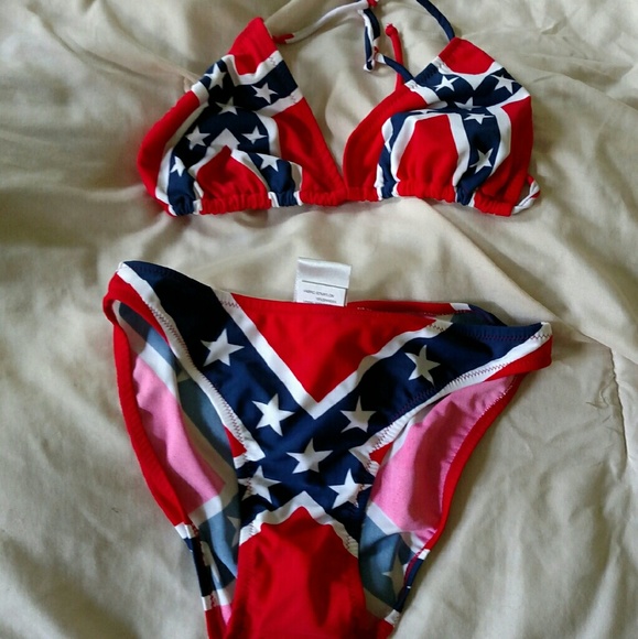 Rebel flag bathing suit