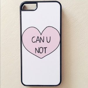 iPhone 5/iPhone 5s 'Can u not' case
