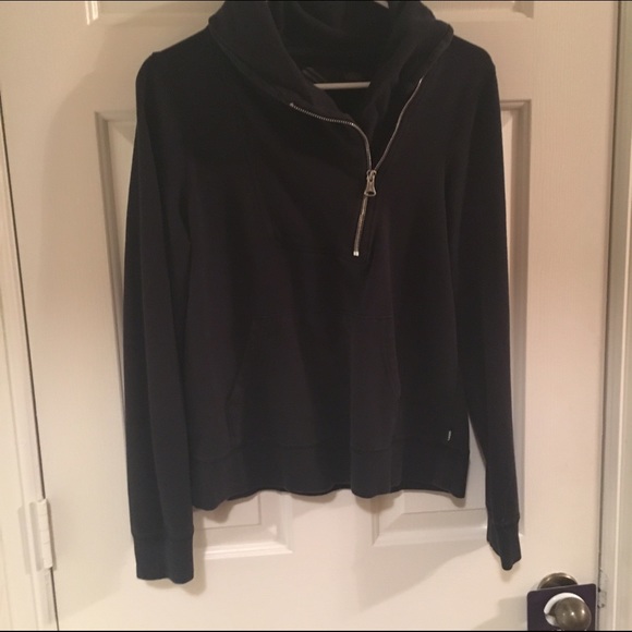 Black vans zip up sweatshirt