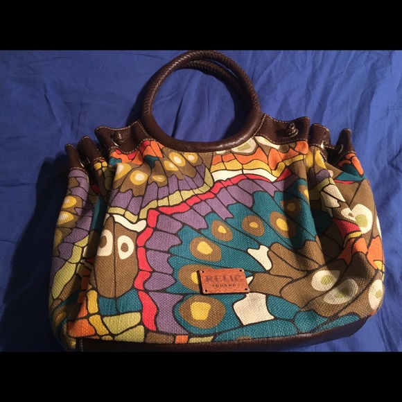 Relic medium canvas handbag