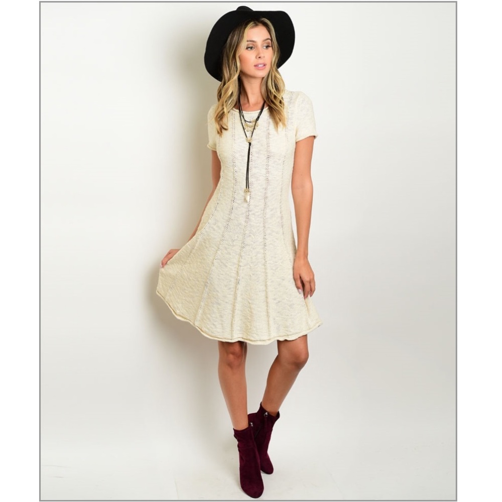 Natural Sweater Dress