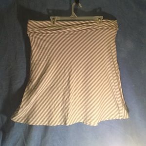 Striped skirt