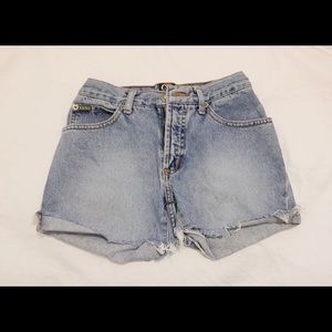 Distressed High Waisted Shorts