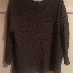 LF Olive Oversized Sweater