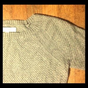 Wool Angora Blend Chainmail Sweater Boatneck