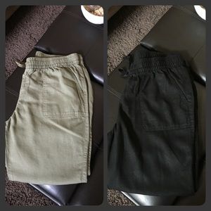Old Navy linen Capri pants