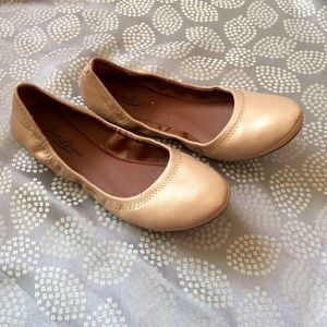 Lucky Brand Champagne Ballerina Flats