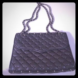 Rebecca Minkoff studded & quilted cross body bag