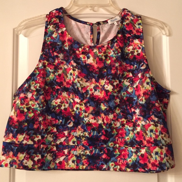 Marabelle Tops - Marabelle floral crop top tank top Nordstrom  NEW