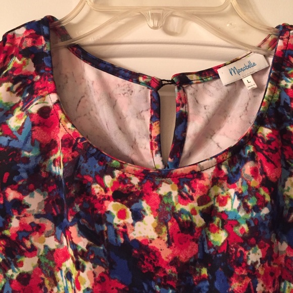 Marabelle floral crop top tank top Nordstrom  NEW - Picture 2 of 4