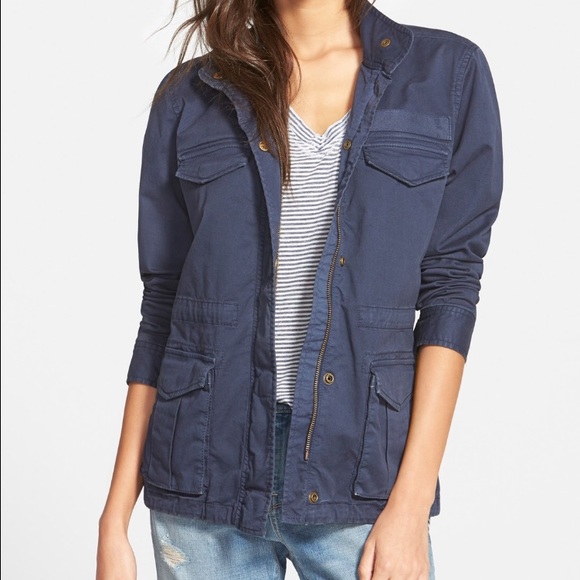 Hinge army green utility jacket