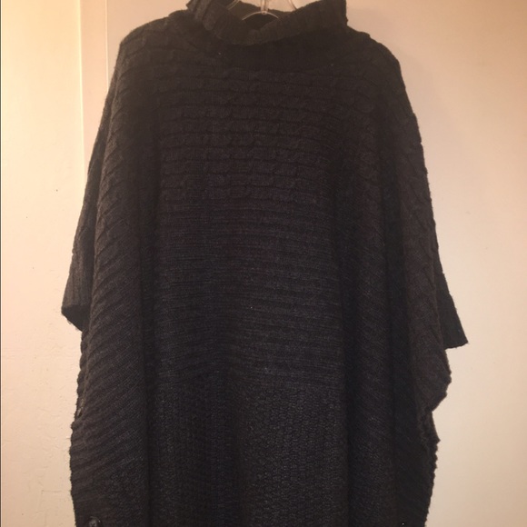 Long square poncho