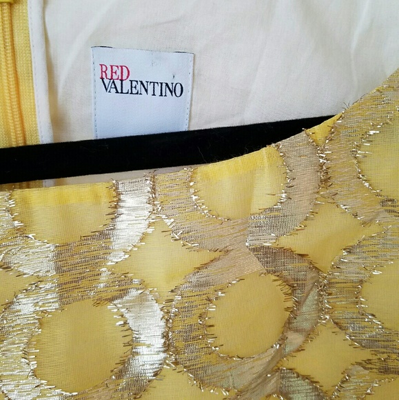 Gold Valentino Dress - Picture 2 of 7