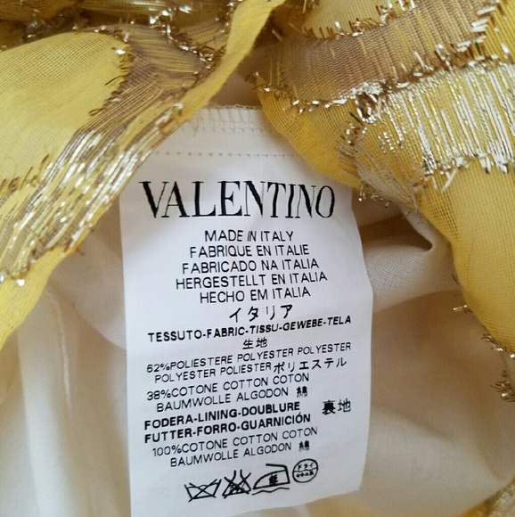 Gold Valentino Dress - Picture 4 of 7