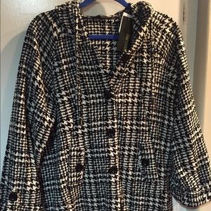 Brand new acrylic and wool jacket