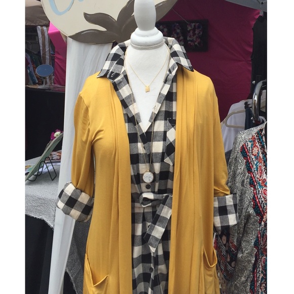 Buffalo Check Shirt Dress - Picture 4 of 4