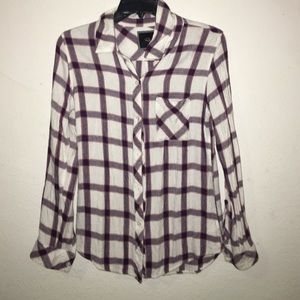 Rails plaid button down