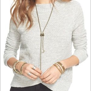 Free people crossover sweater