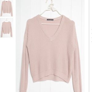 Brandy Melville light pink knitted sweater