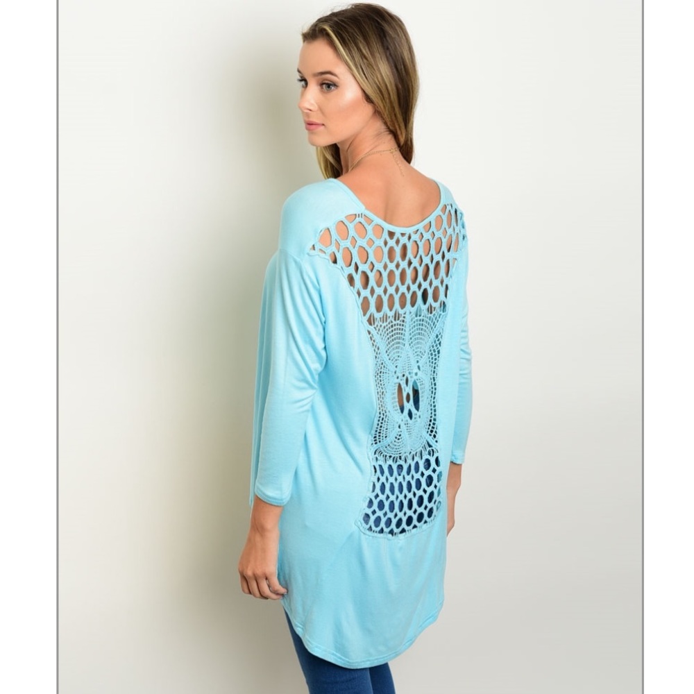 Crochet Back Tunic