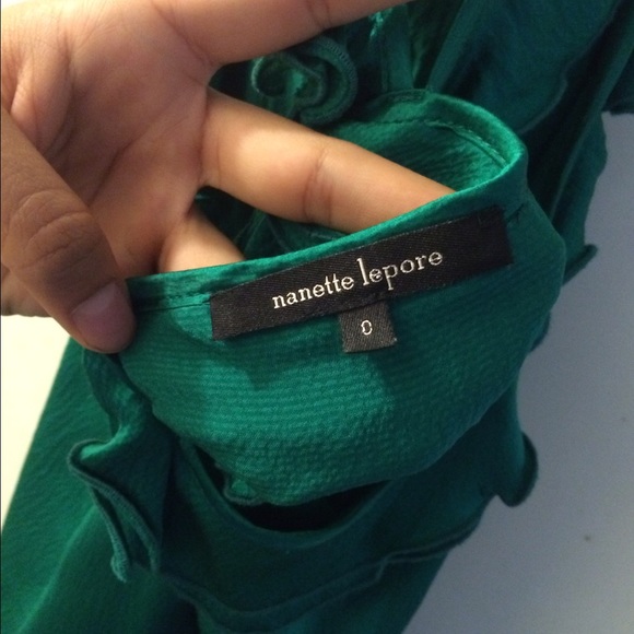 SILK NANETTE LEPORE BLOUSE - Picture 3 of 3